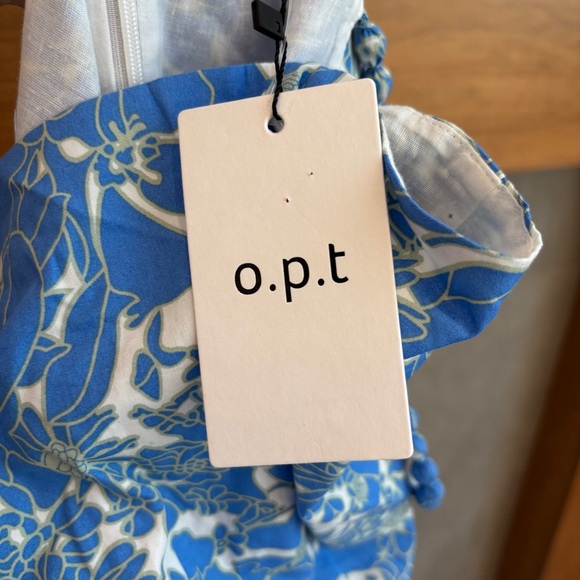 NWT O.P.T Dagney Cotton Midi Dress, Size 8 - Picture 16 of 16